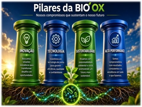 Pilares de tecnologia Bio Ox